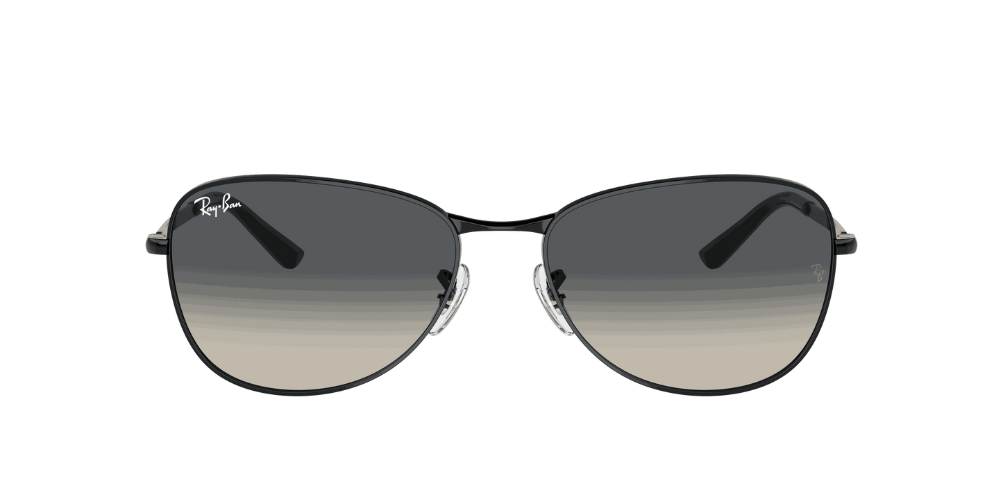 [Grey Lenses, Polished Black Frame]