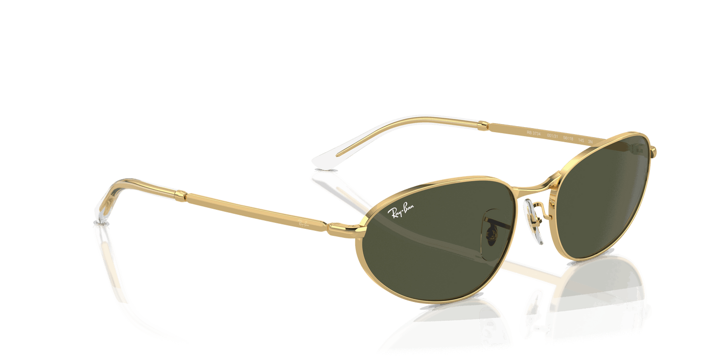 [Green Lenses, Polished Arista Gold Frame]