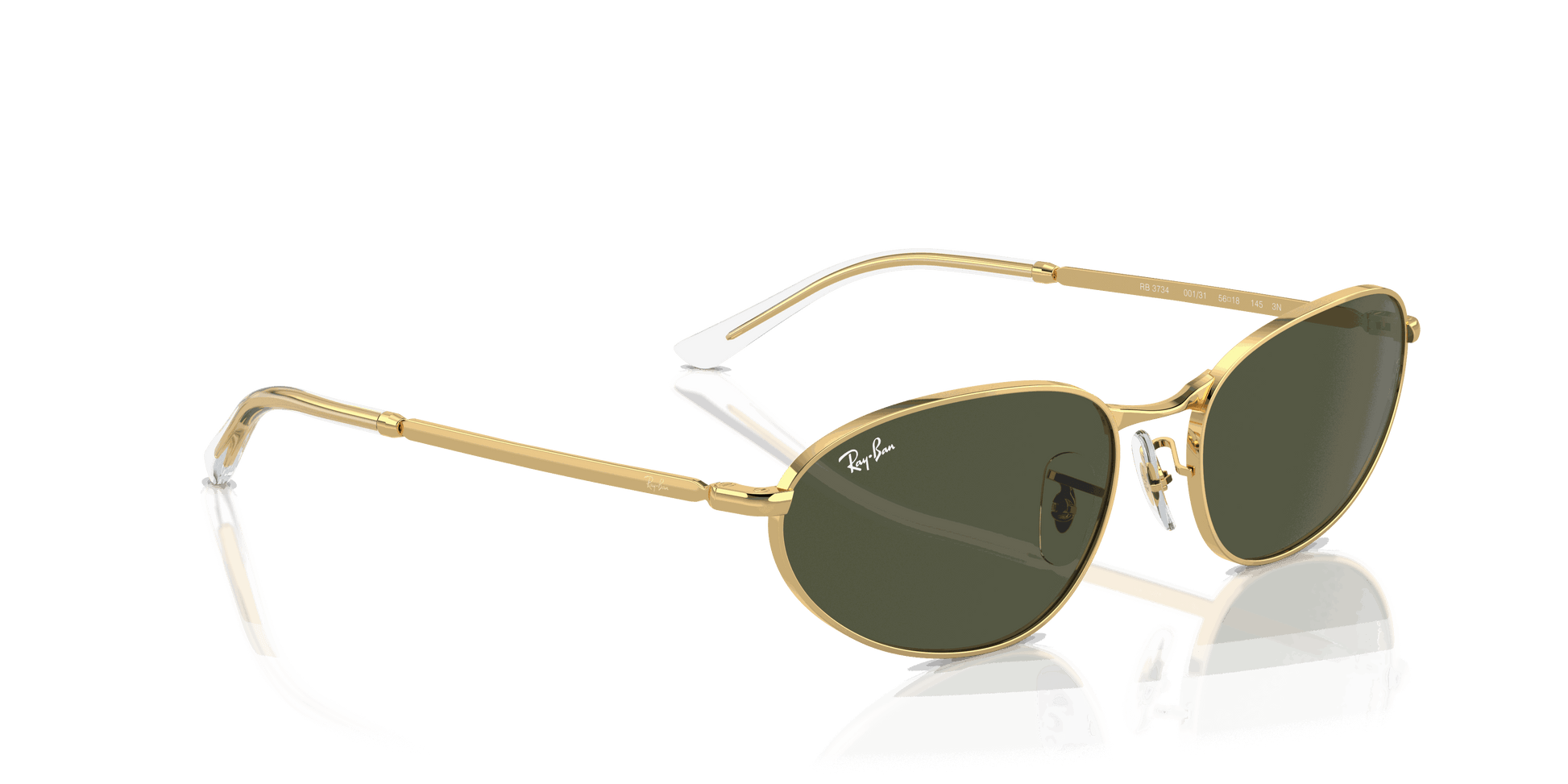 [Green Lenses, Polished Arista Gold Frame]