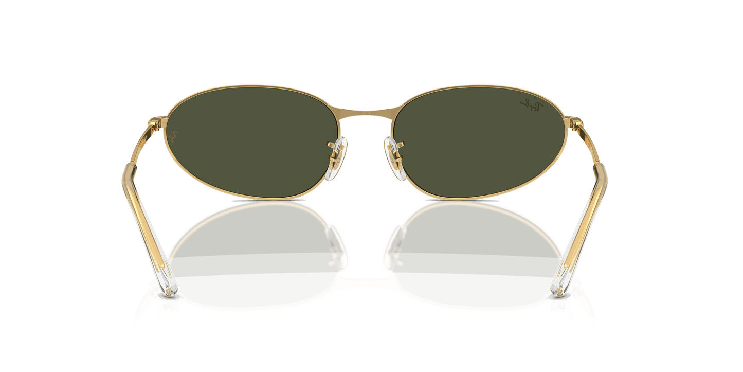 [Green Lenses, Polished Arista Gold Frame]