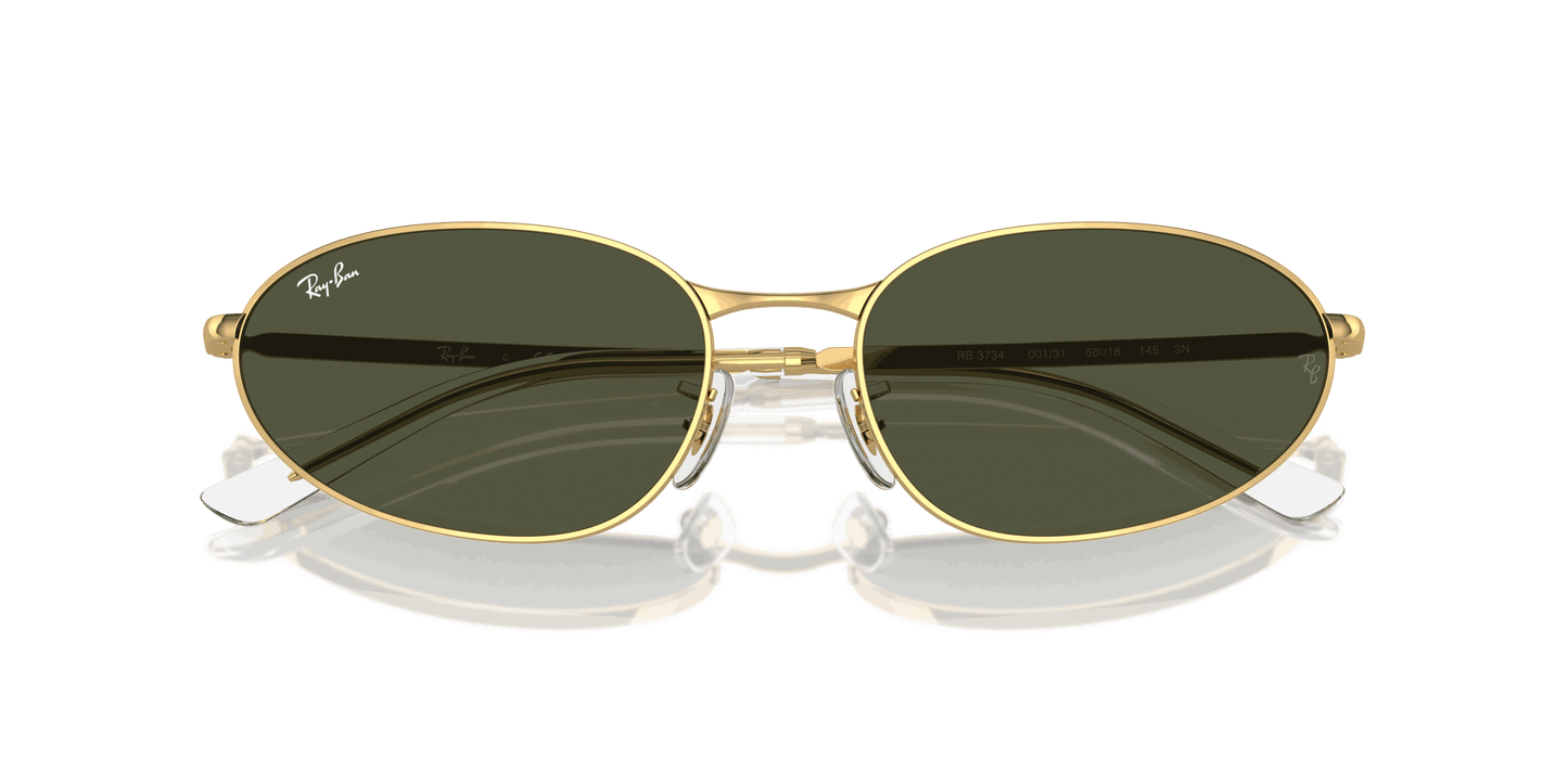[Green Lenses, Polished Arista Gold Frame]