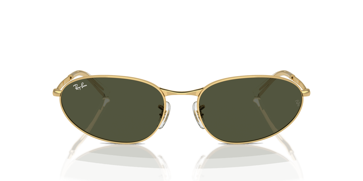 [Green Lenses, Polished Arista Gold Frame]