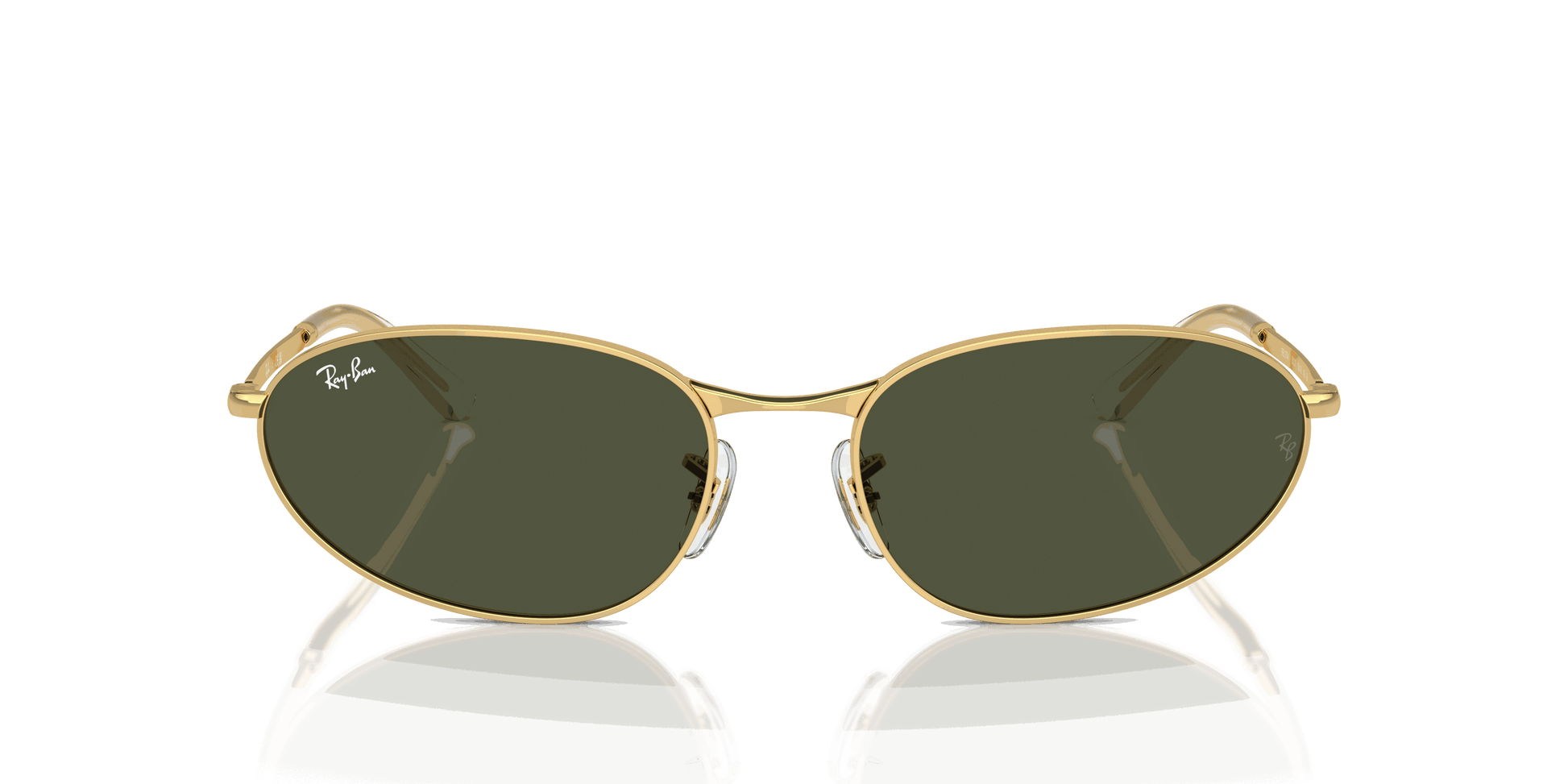 [Green Lenses, Polished Arista Gold Frame]