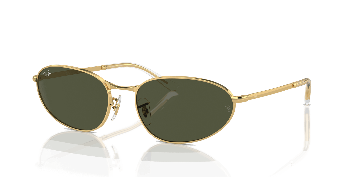[Green Lenses, Polished Arista Gold Frame]