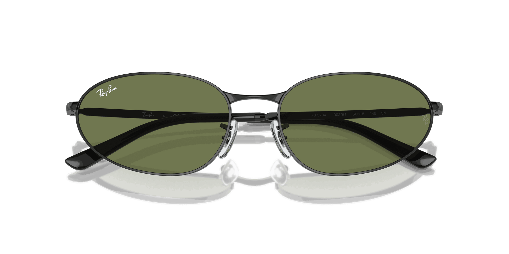 [Dark Green Lenses, Polished Black Frame]