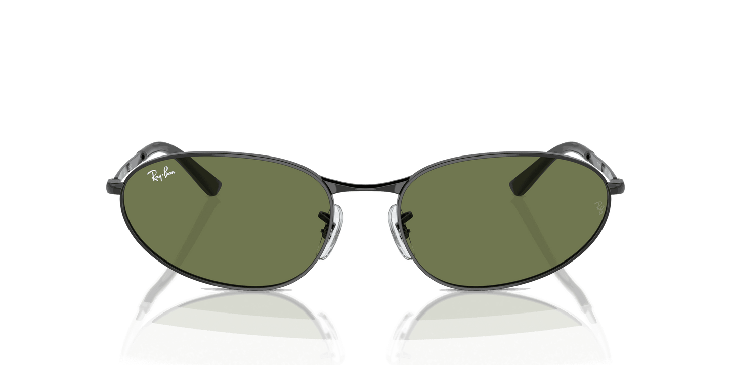 [Dark Green Lenses, Polished Black Frame]