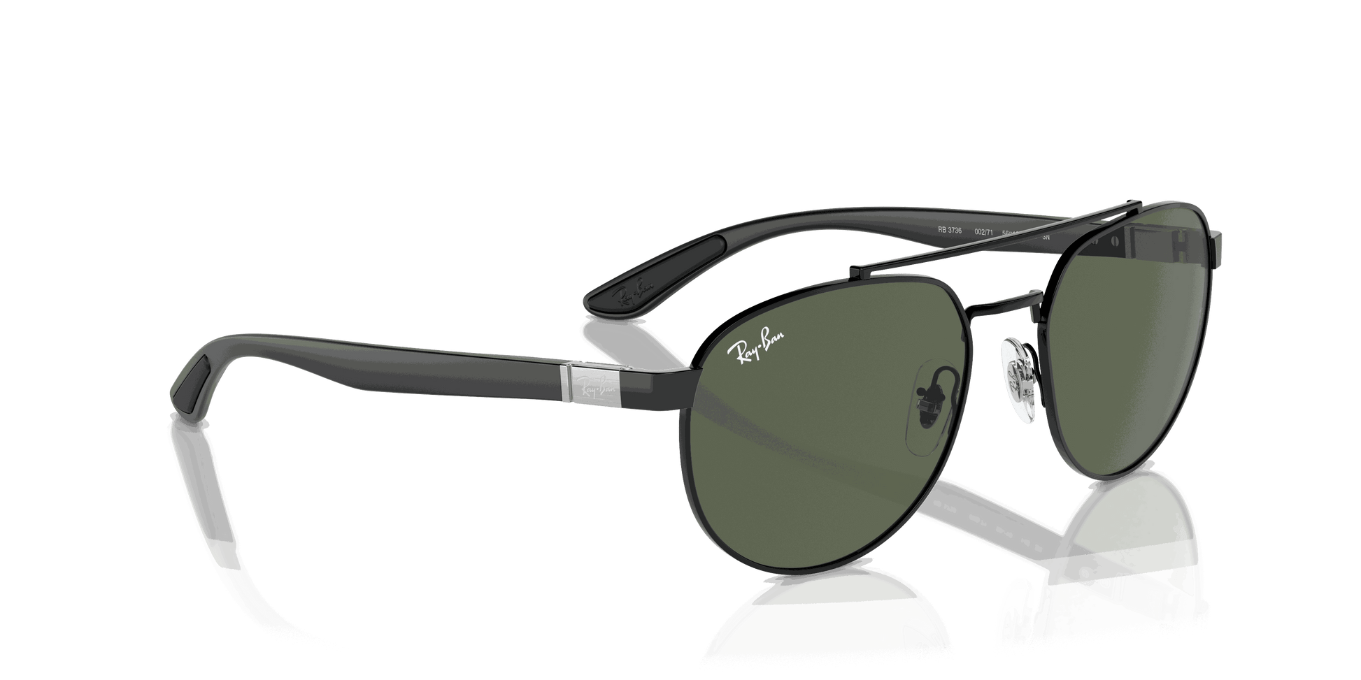 [Dark Green Lenses, Polished Black Frame]