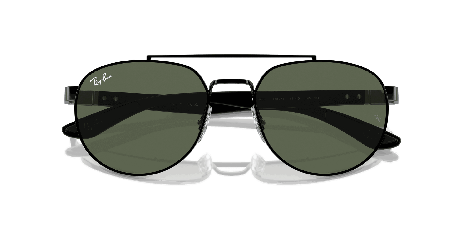 [Dark Green Lenses, Polished Black Frame]
