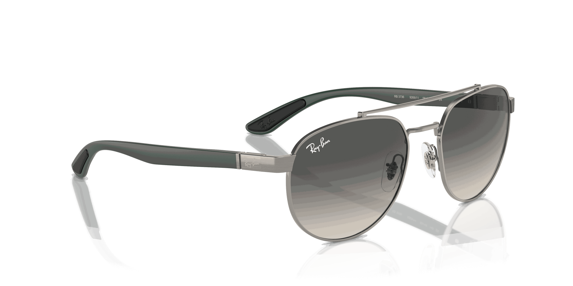 [Grey Lenses, Polished Gunmetal Frame]