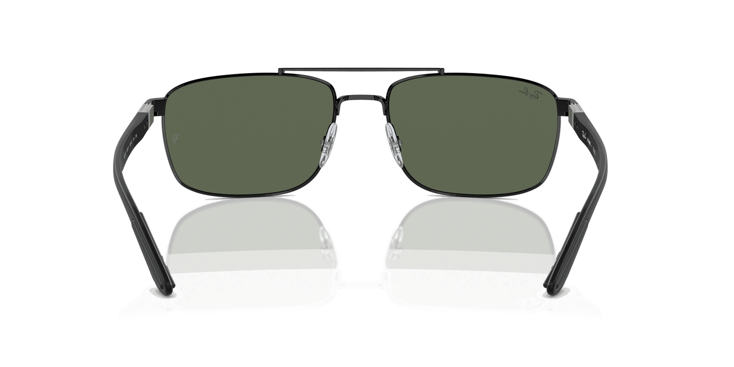 [Dark Green Lenses, Polished Black Frame]