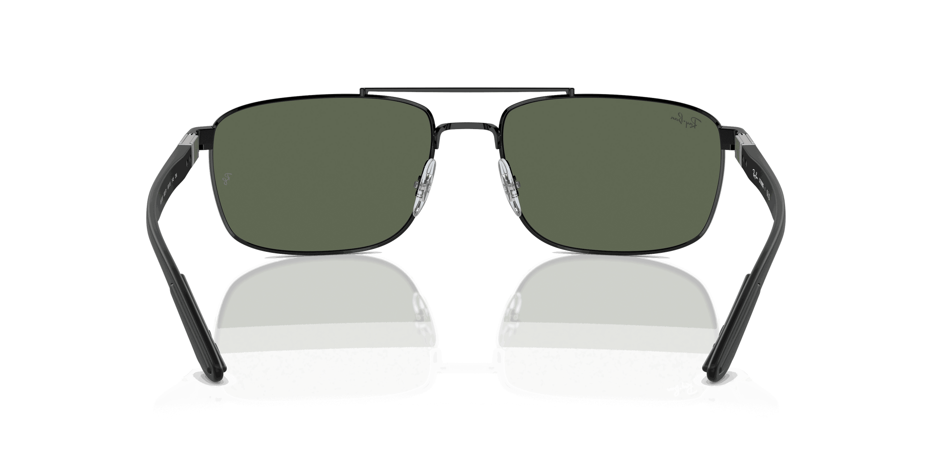 [Dark Green Lenses, Polished Black Frame]
