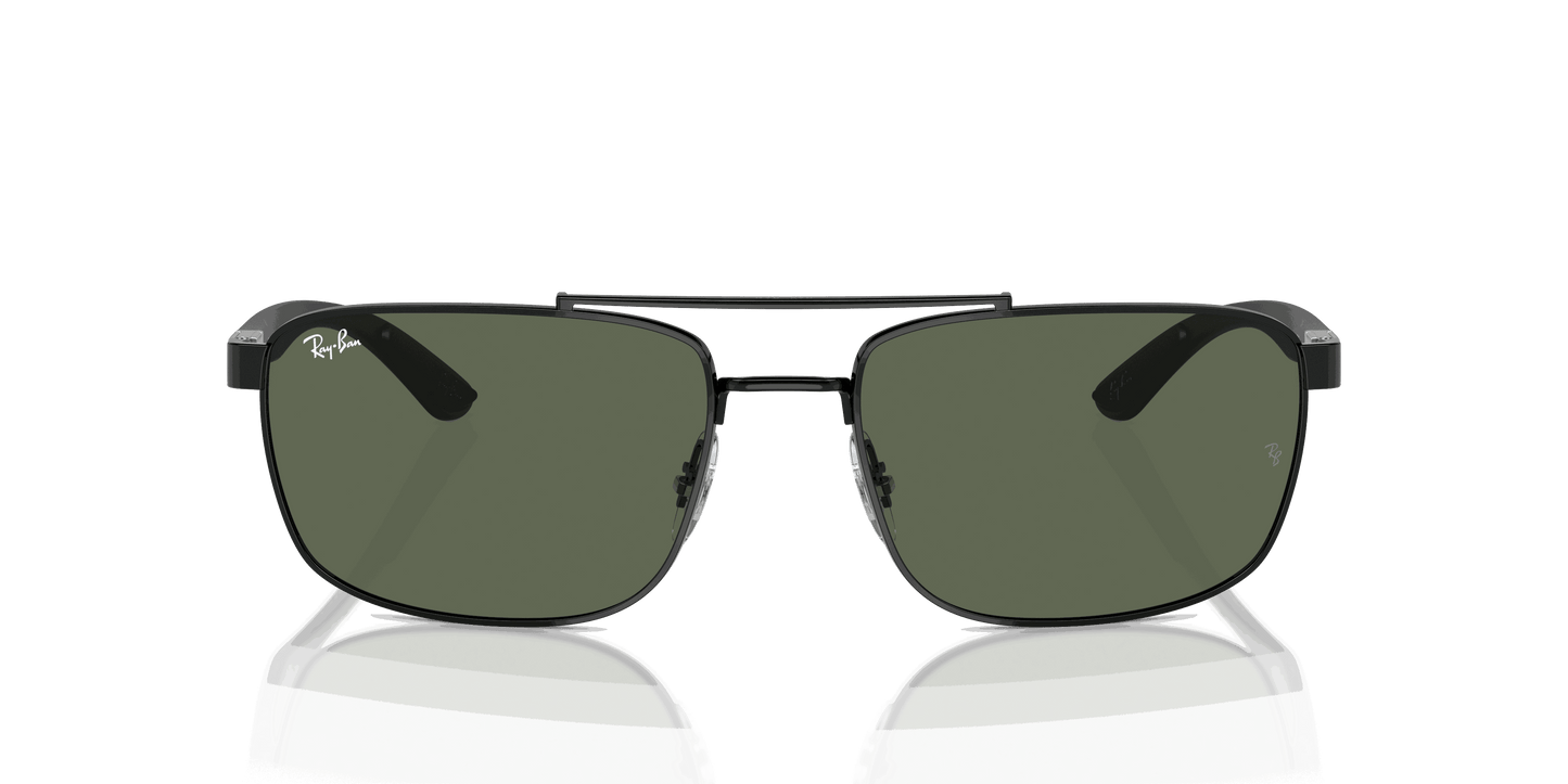 [Dark Green Lenses, Polished Black Frame]