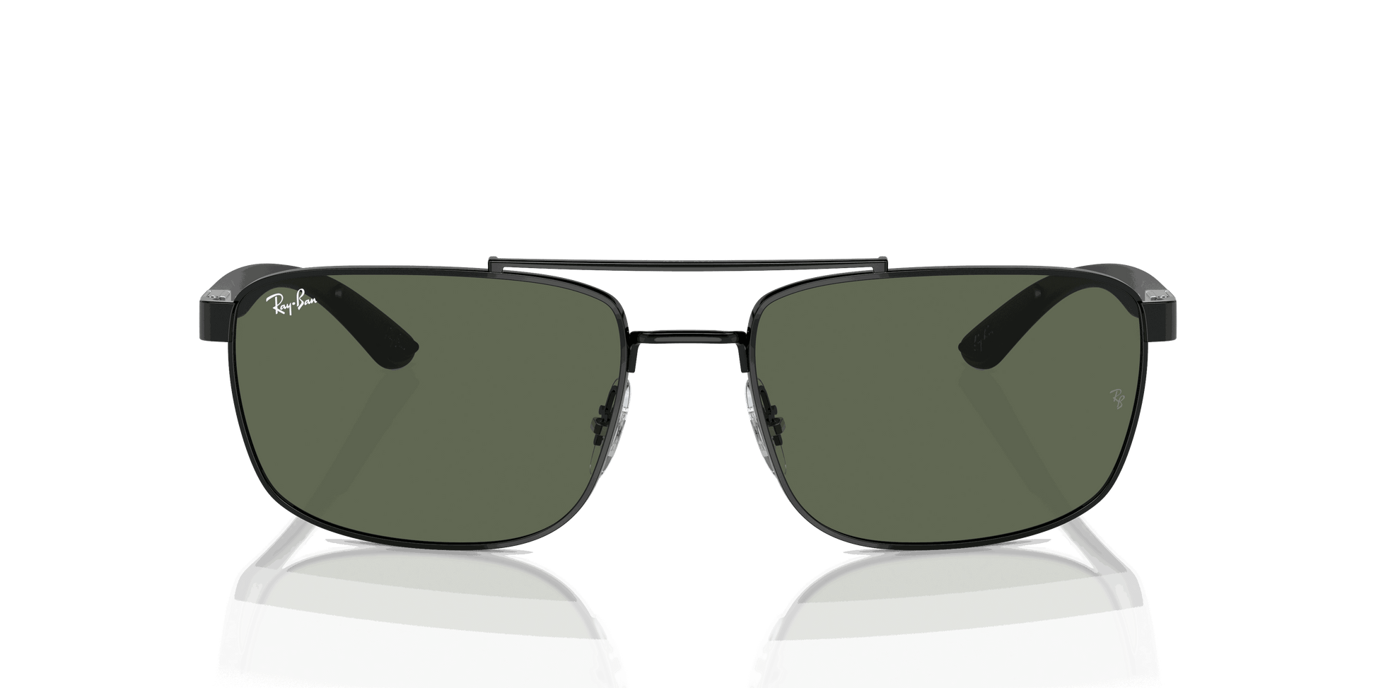 [Dark Green Lenses, Polished Black Frame]