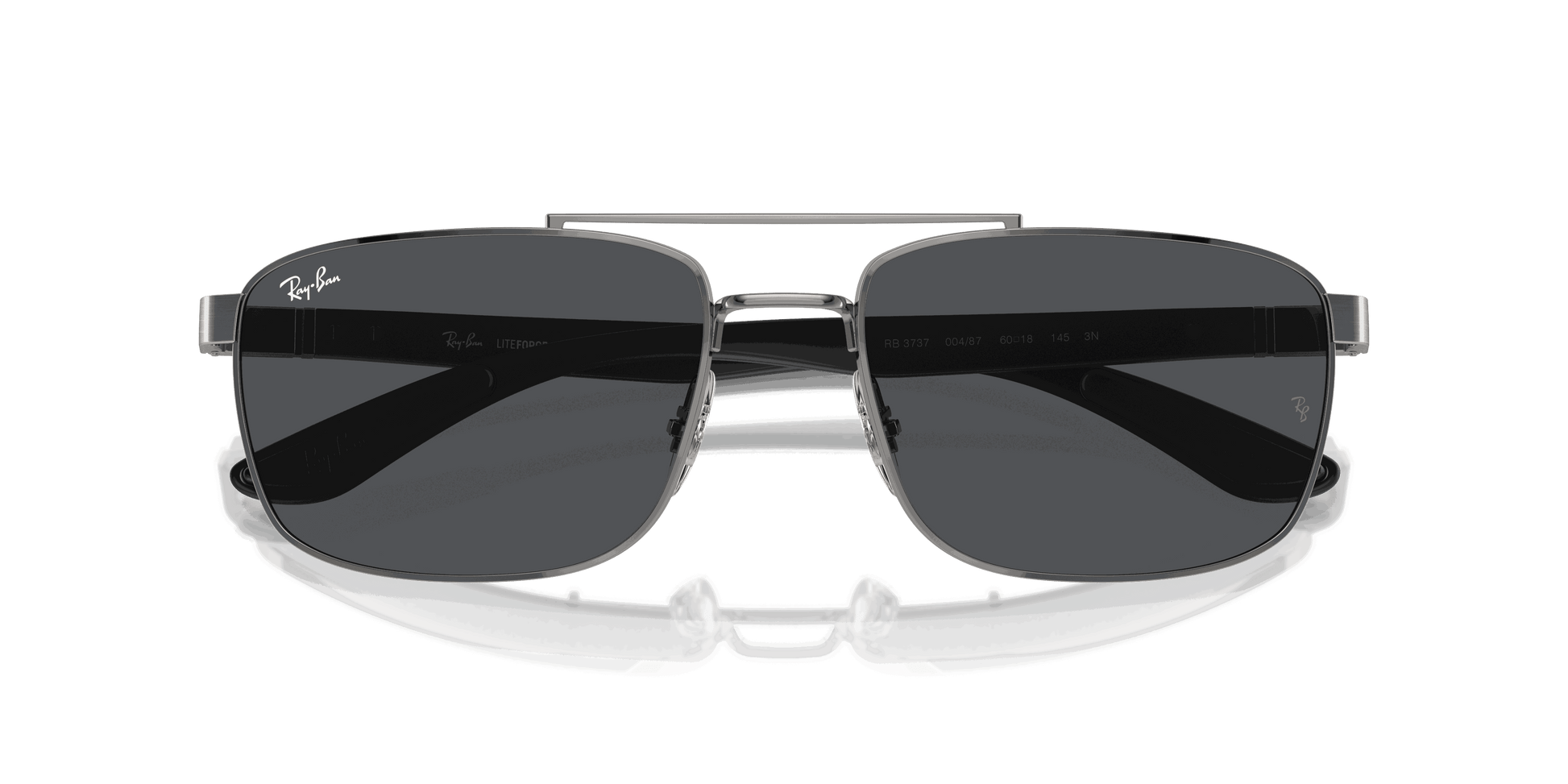 [Dark Grey Lenses, Polished Gunmetal Frame]