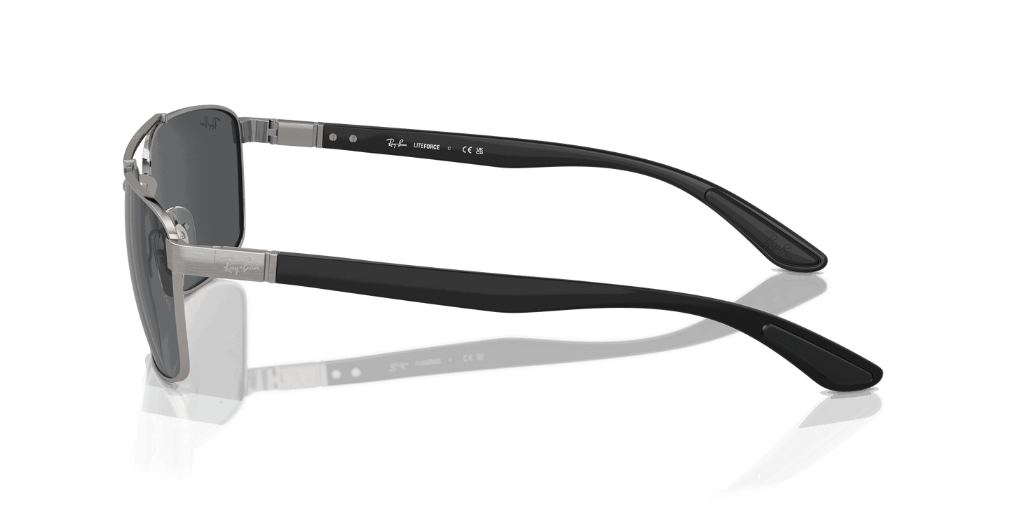 [Dark Grey Lenses, Polished Gunmetal Frame]