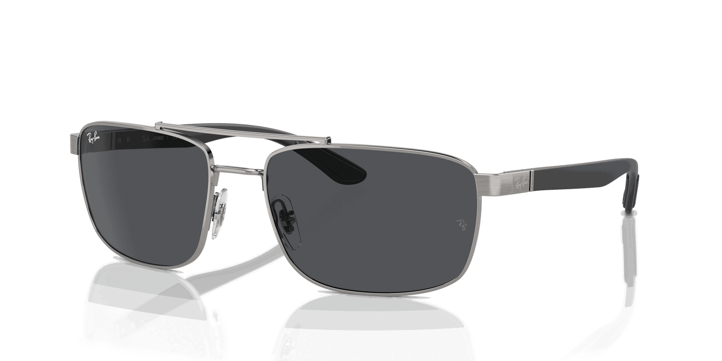 [Dark Grey Lenses, Polished Gunmetal Frame]