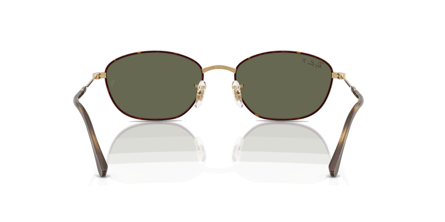 [G-15 Green Lenses, Polished Havana On Gold Frame]