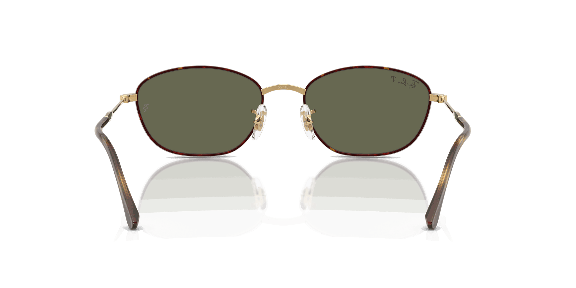 [G-15 Green Lenses, Polished Havana On Gold Frame]