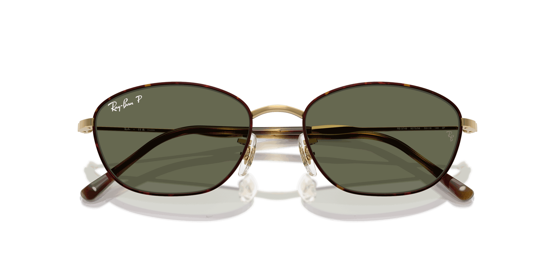 [G-15 Green Lenses, Polished Havana On Gold Frame]
