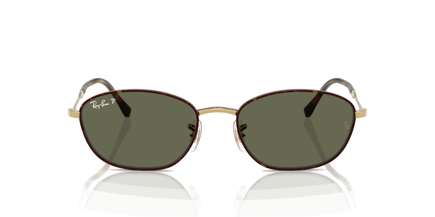 [G-15 Green Lenses, Polished Havana On Gold Frame]
