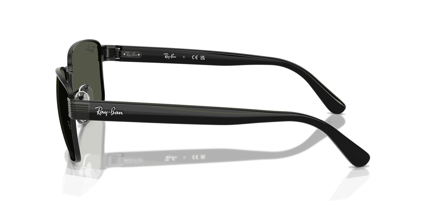 [G-15 Green Lenses, Polished Black Frame]