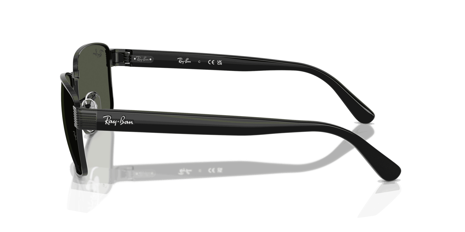 [G-15 Green Lenses, Polished Black Frame]