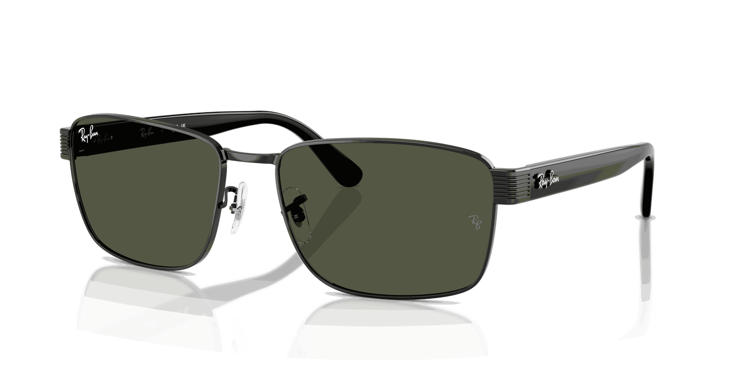 [G-15 Green Lenses, Polished Black Frame]