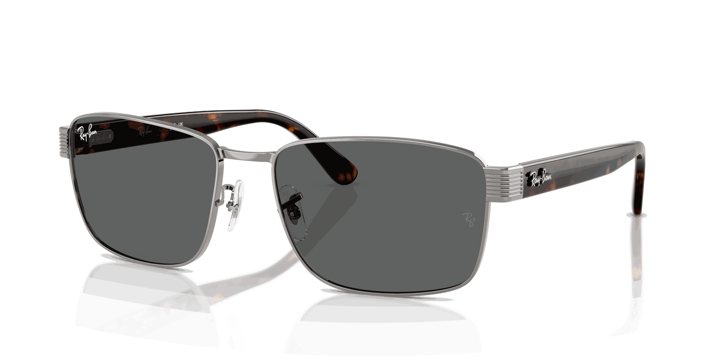 [Dark Grey Lenses, Polished Gunmetal Frame]