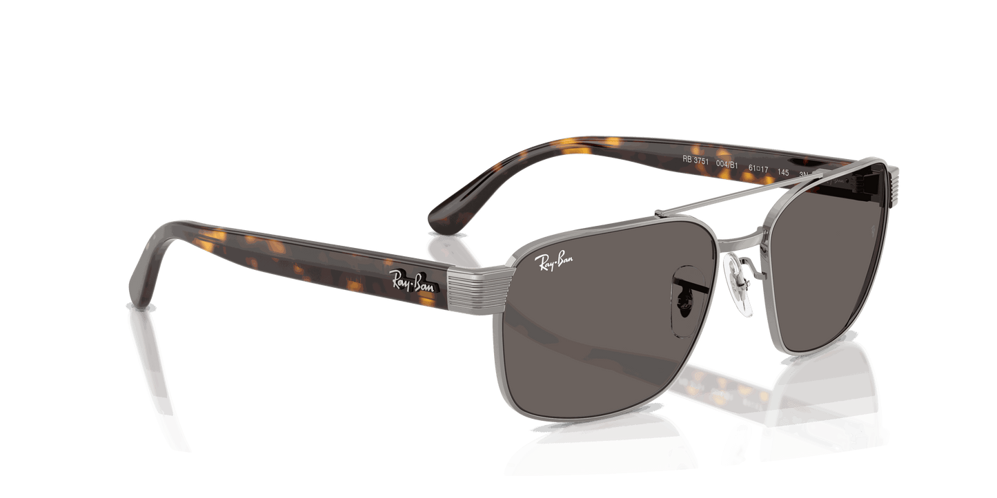 [Dark Grey Lenses, Polished Gunmetal Frame]