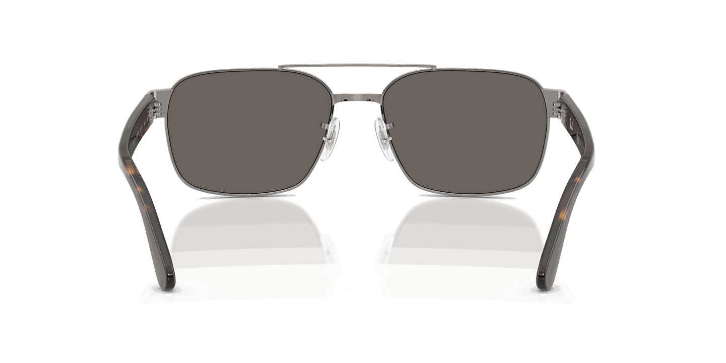 [Dark Grey Lenses, Polished Gunmetal Frame]