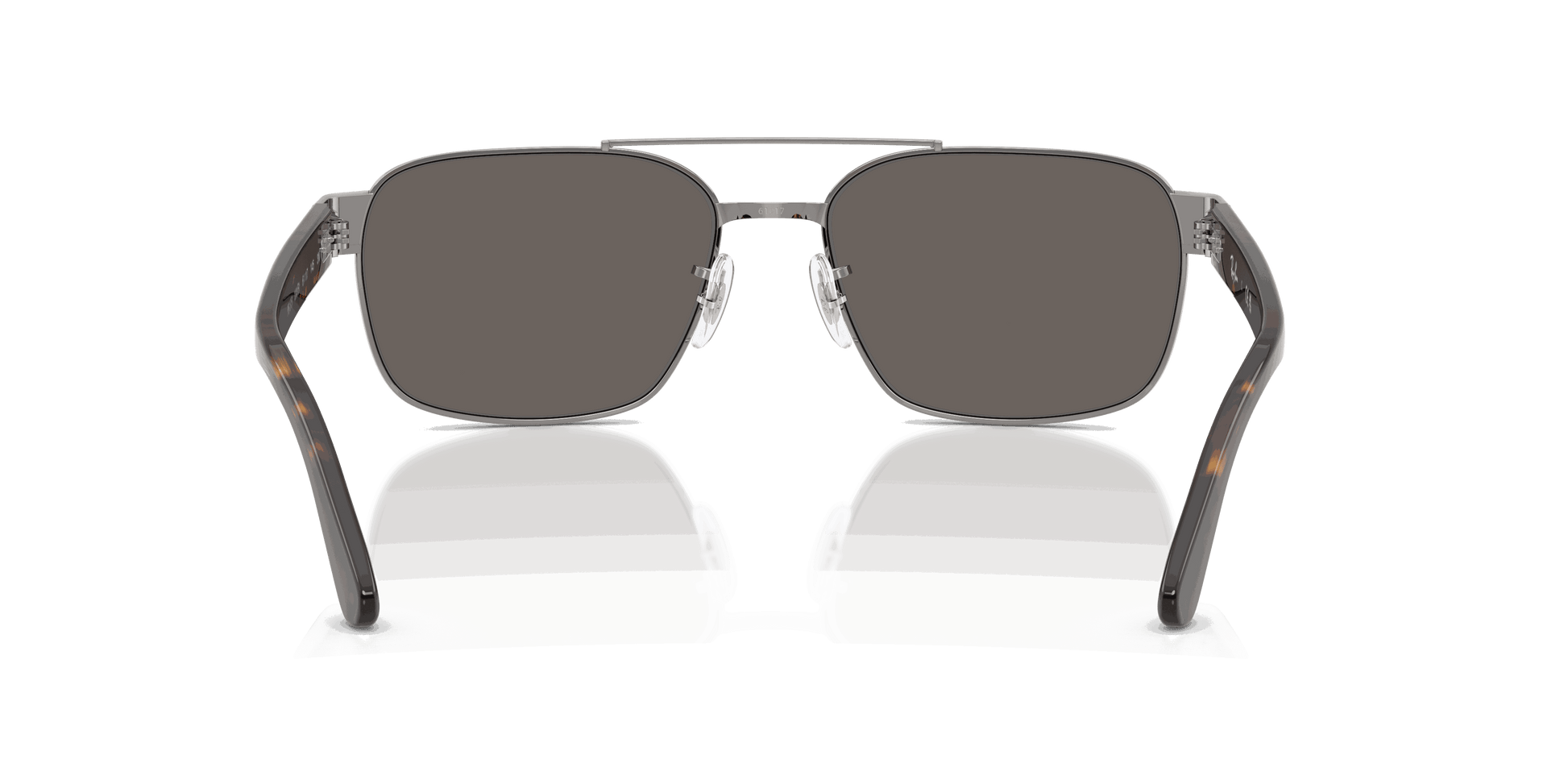 [Dark Grey Lenses, Polished Gunmetal Frame]