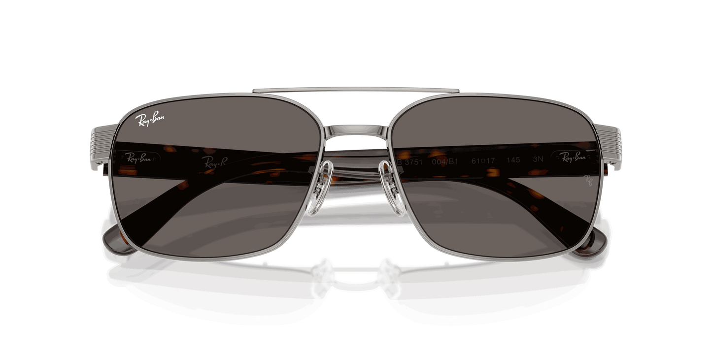 [Dark Grey Lenses, Polished Gunmetal Frame]