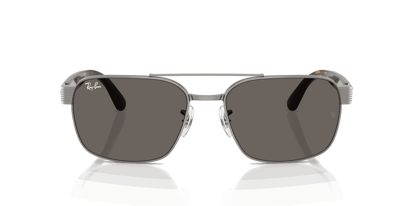 [Dark Grey Lenses, Polished Gunmetal Frame]