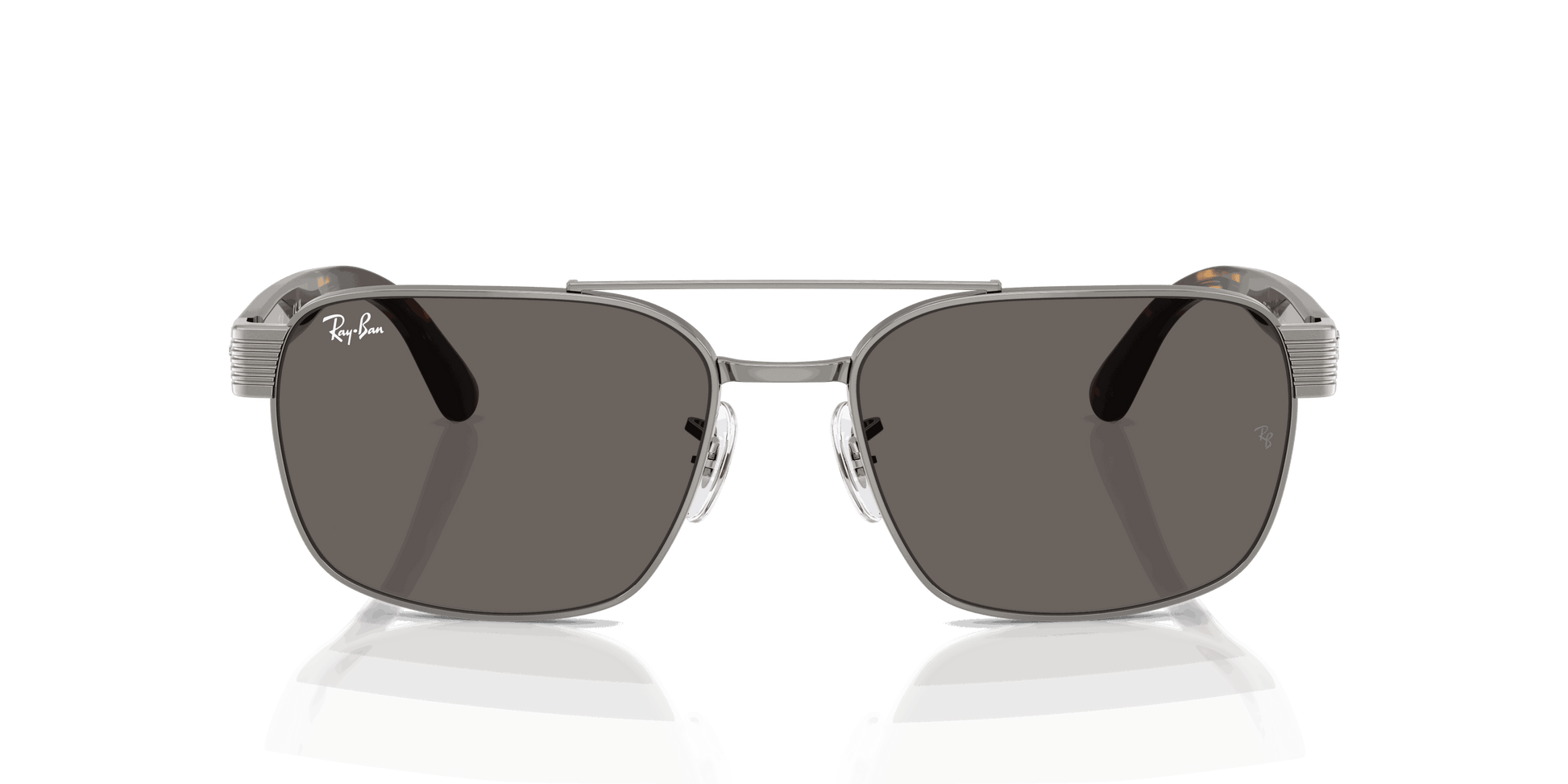 [Dark Grey Lenses, Polished Gunmetal Frame]