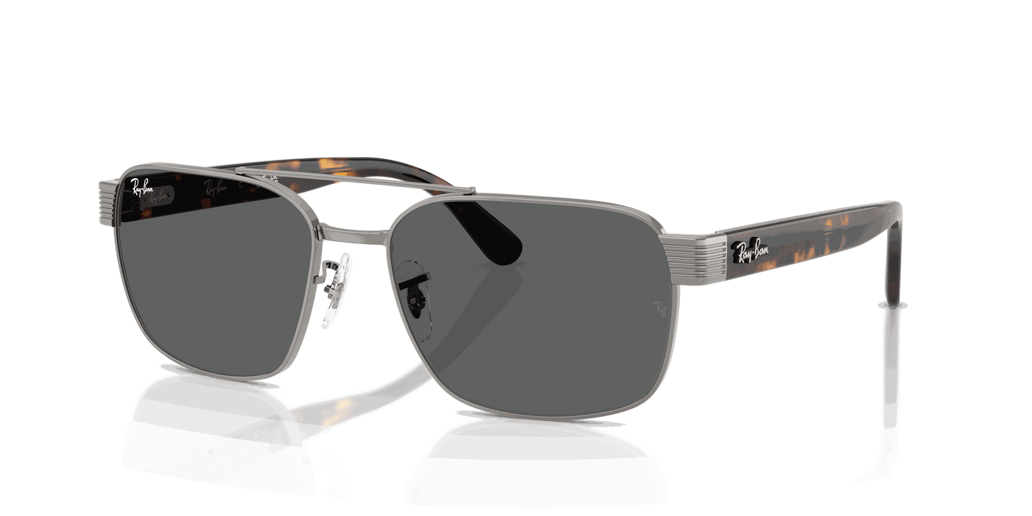 [Dark Grey Lenses, Polished Gunmetal Frame]