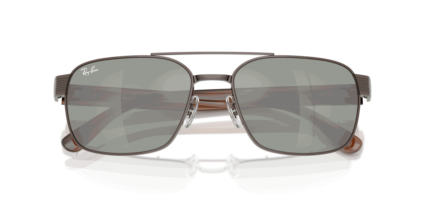 [Green Mirror Silver Lenses, Polished Copper Frame]