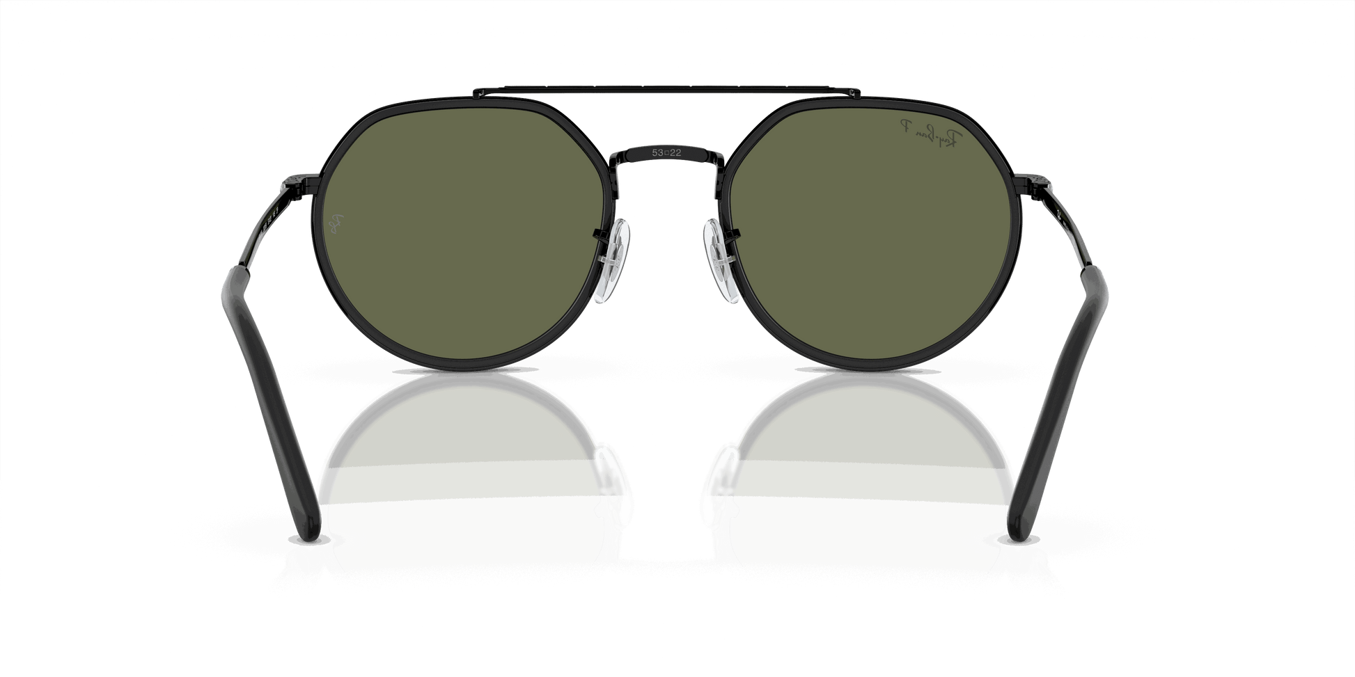 [Green Lenses, Polished Black Frame]