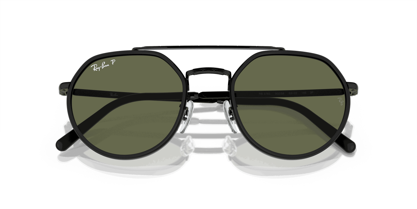 [Green Lenses, Polished Black Frame]