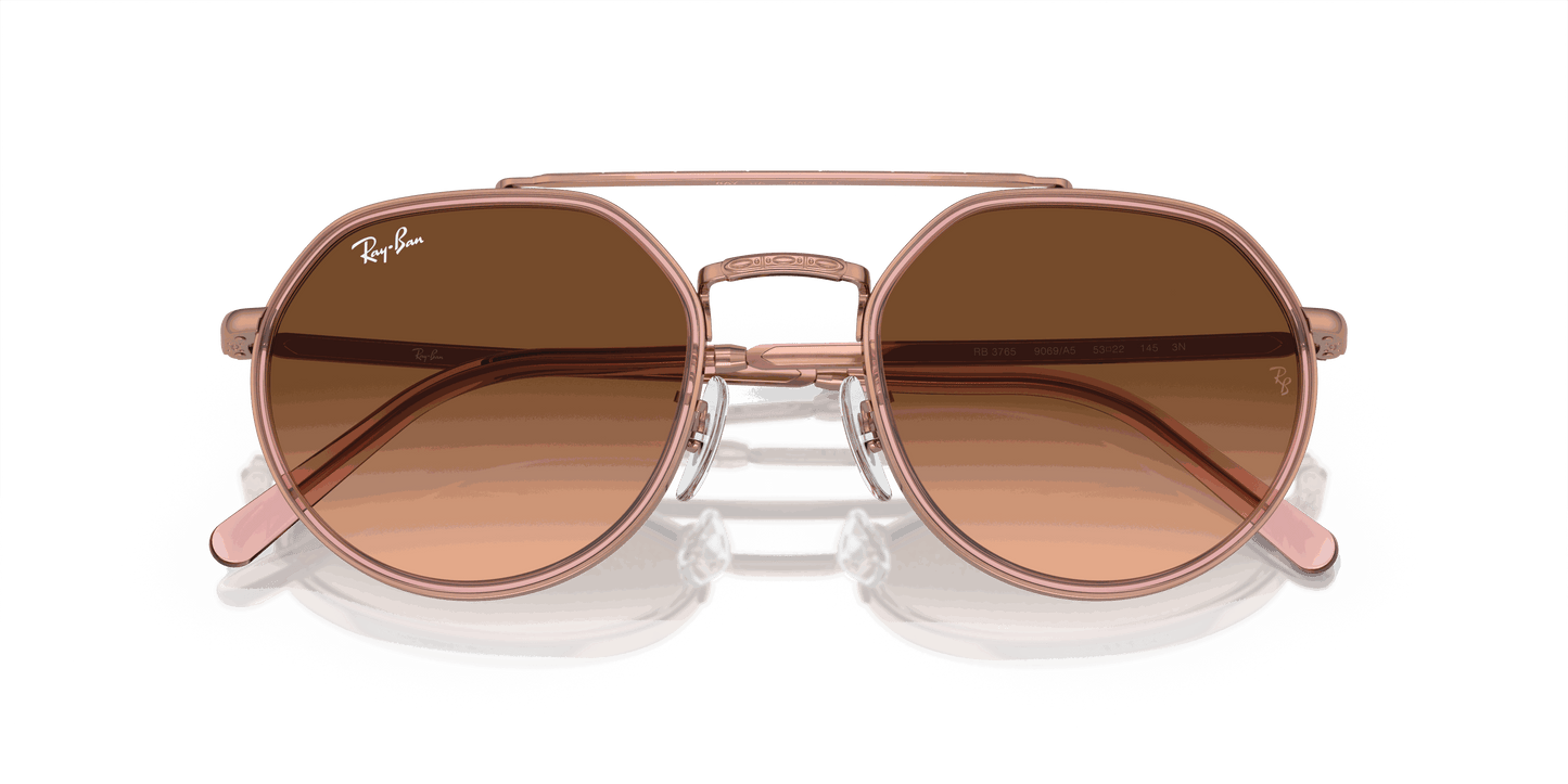 [Pink/Brown Lenses, Polished Copper Frame]