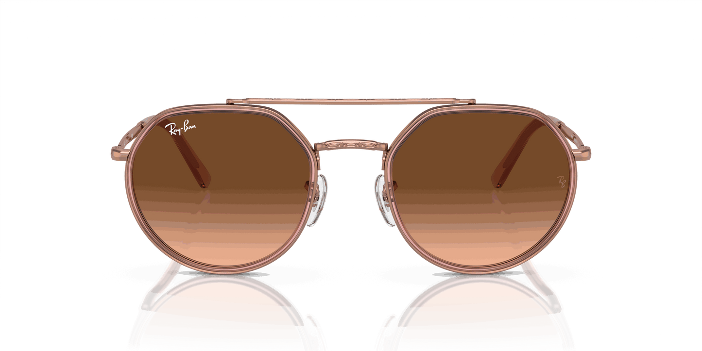 [Pink/Brown Lenses, Polished Copper Frame]