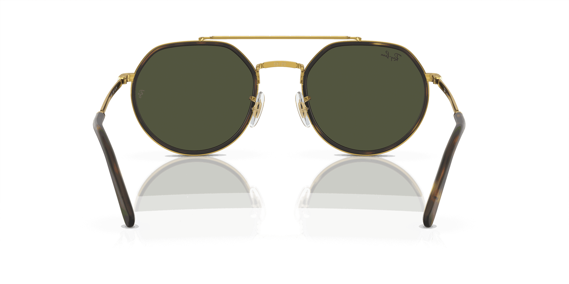 [Green Lenses, Polished Legend Gold Frame]