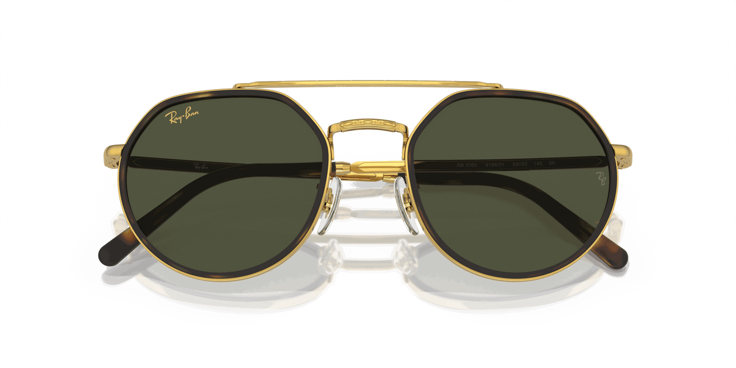 [Green Lenses, Polished Legend Gold Frame]