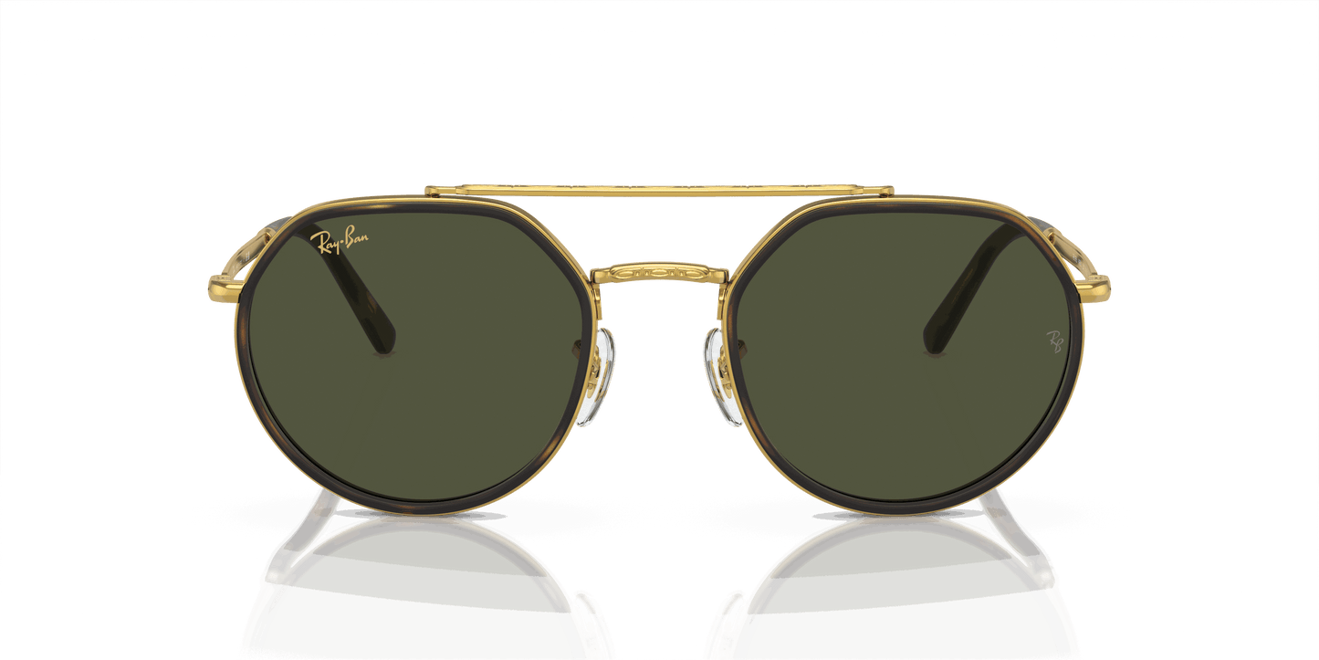 [Green Lenses, Polished Legend Gold Frame]