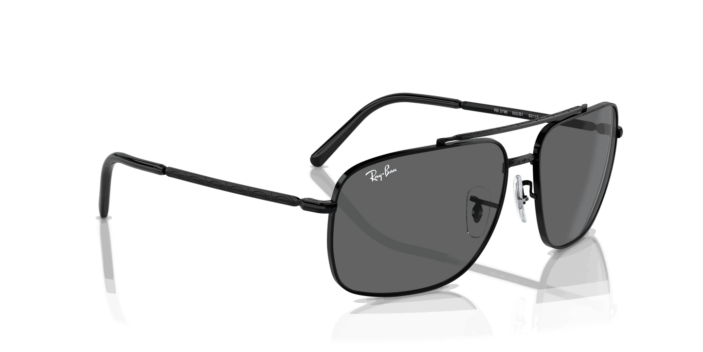 [Dark Grey Lenses, Polished Black Frame]