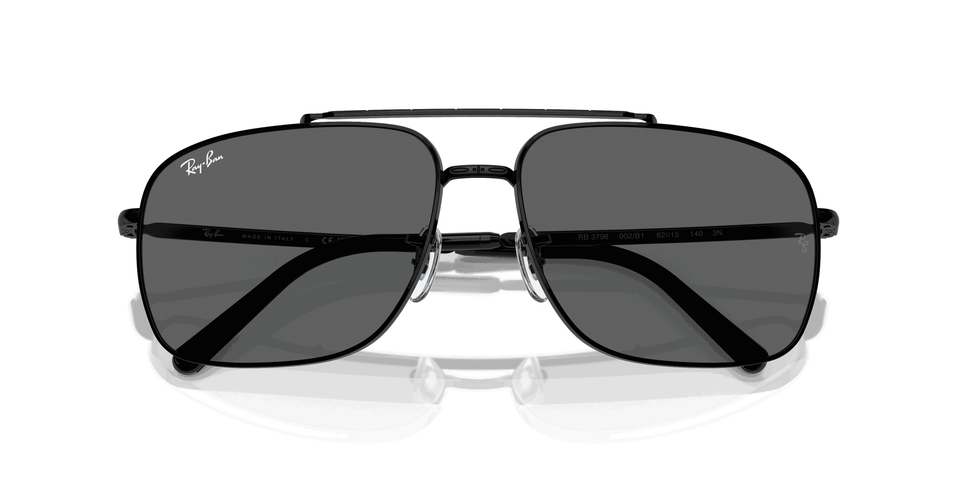 [Dark Grey Lenses, Polished Black Frame]