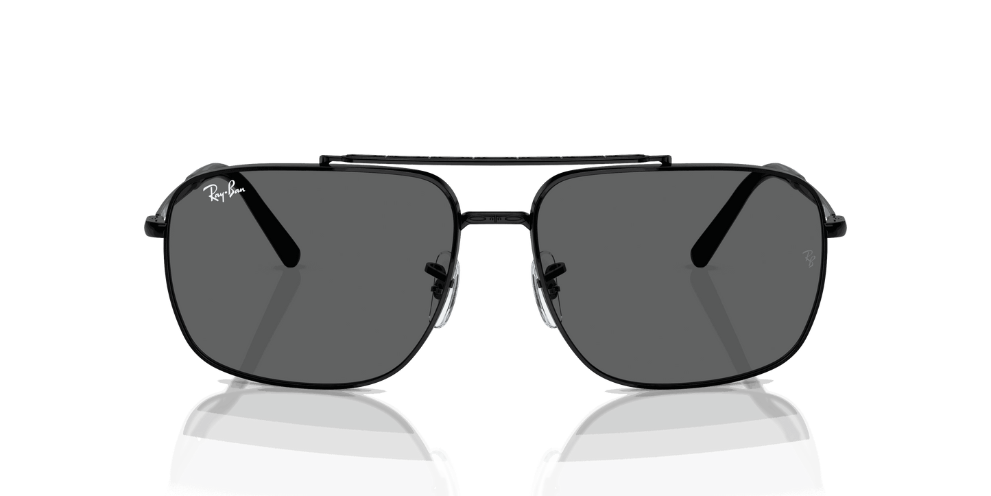 [Dark Grey Lenses, Polished Black Frame]