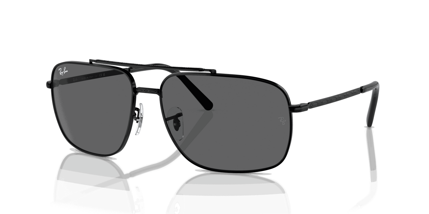 [Dark Grey Lenses, Polished Black Frame]