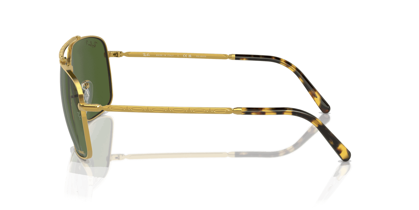 [Dark Green Lenses, Polished Gold Frame]