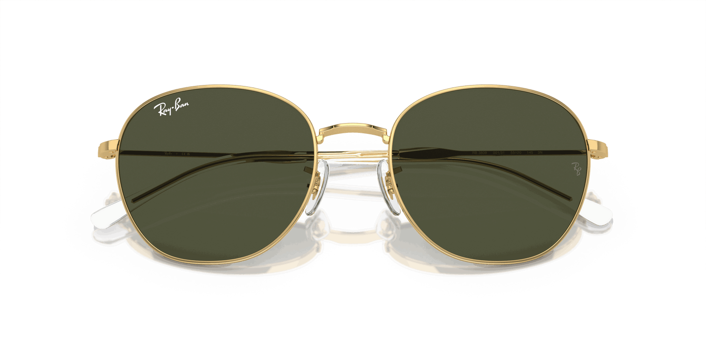 [Green Lenses, Polished Arista Gold Frame]
