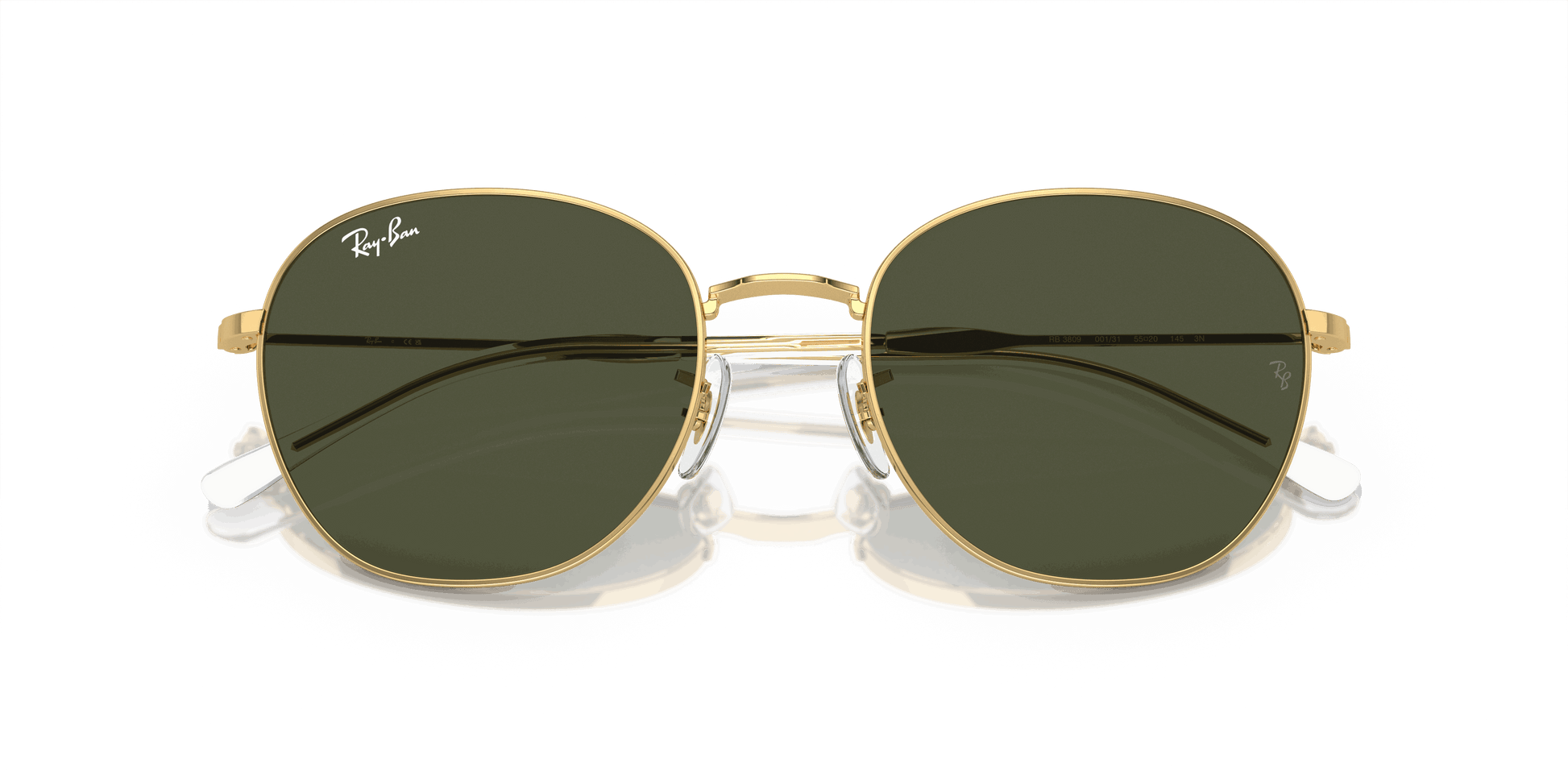 [Green Lenses, Polished Arista Gold Frame]